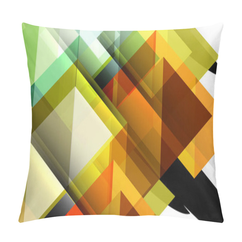 Personality  Colorful Repeating Triangles Modern Geometric In Contemporary Style On White Background. Abstract Geometric Shape. Modern Stylish Texture Pillow Covers