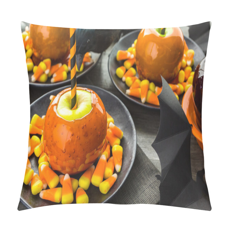 Personality  Candy Apples For Halloween Pillow Covers