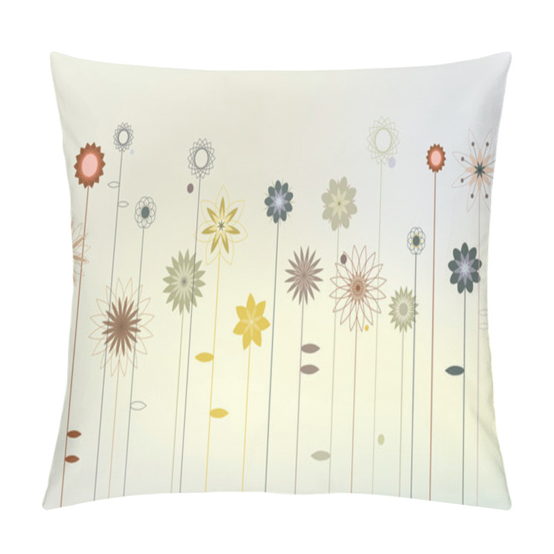 Personality  Abstract Wild Flowers - Desktop Wallpaper Pillow Covers