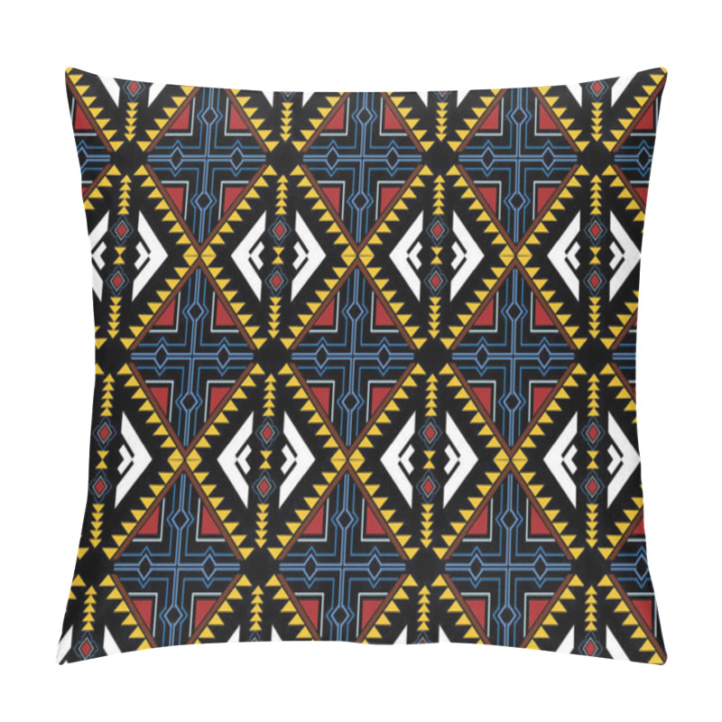 Personality  Geometric Ethnic Pattern. Traditional Oriental Indian Ikat Design For Background, Print, Border Wrapping, Batik, Fabric, Vector Illustration. Pillow Covers