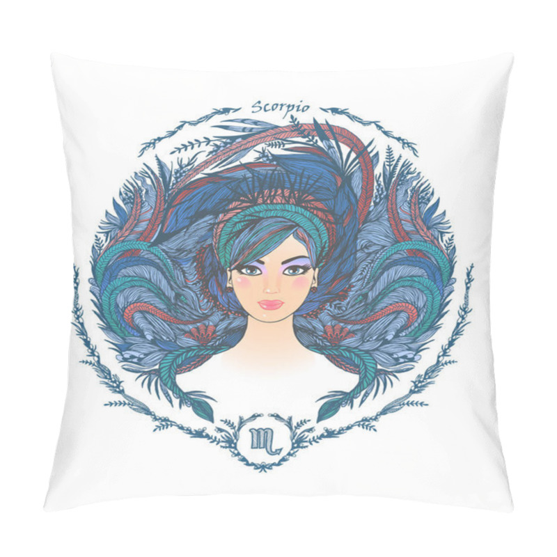 Personality  Zodiac Sign. Scorpio Pillow Covers