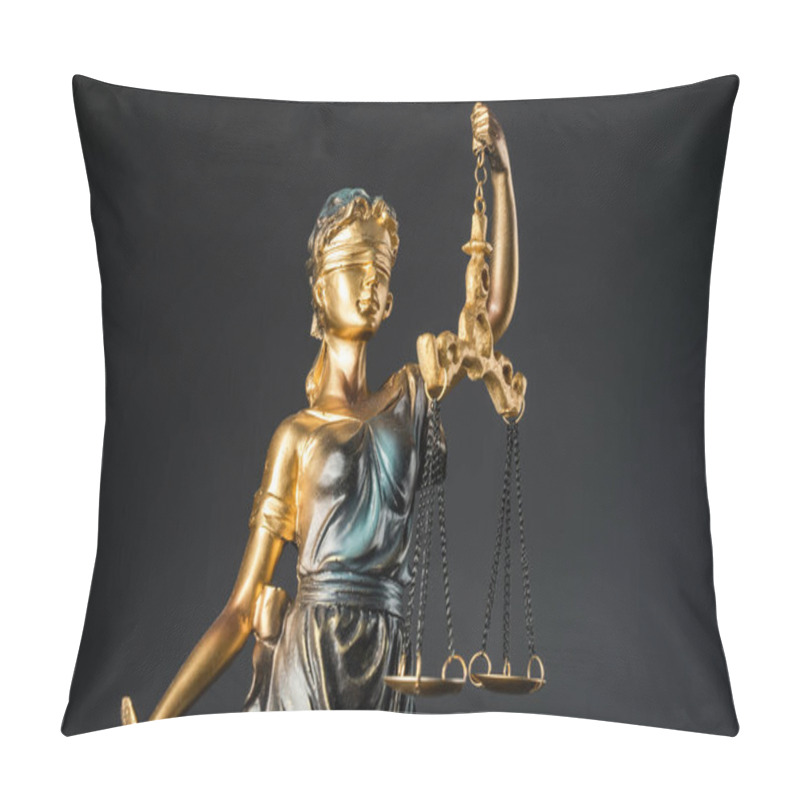 Personality  Lady Justice With Balance Scales  Pillow Covers