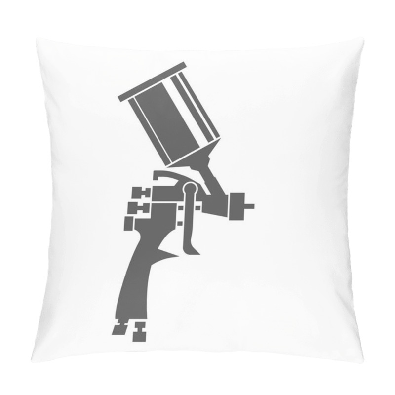 Personality  Spray Gun Icon Pillow Covers