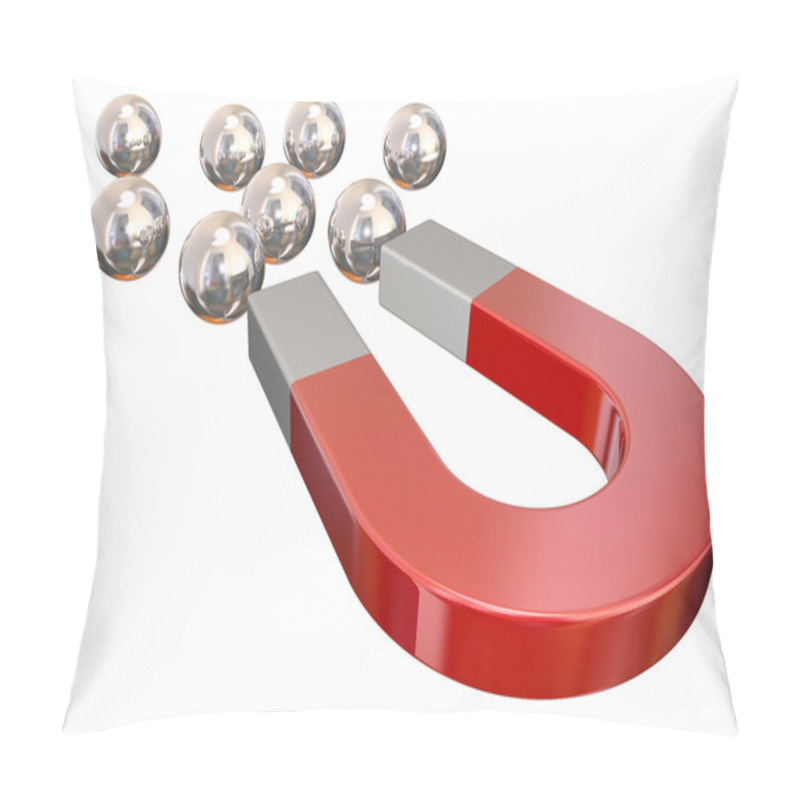 Personality  Magnet Pulling Ball Bearings Pillow Covers