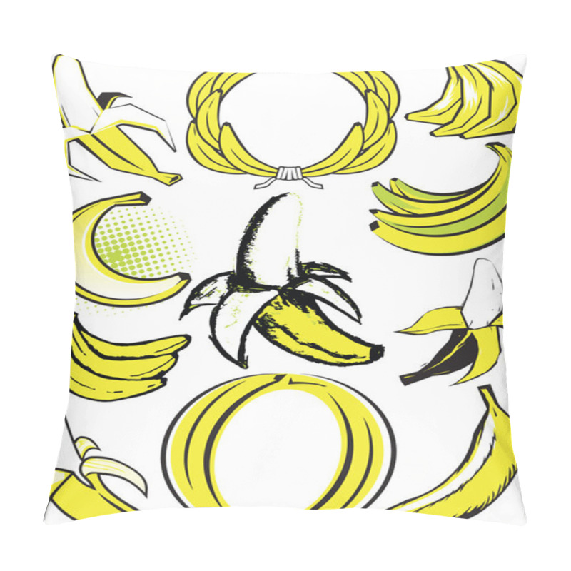 Personality  Banana Collection Pillow Covers