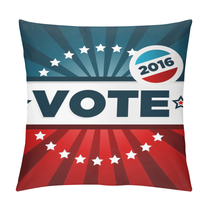 Personality  Patriotic 2016 Voting Poster Pillow Covers