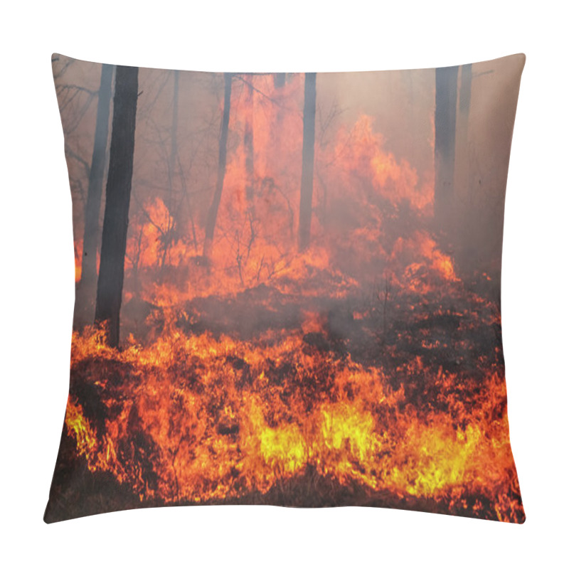 Personality  Forest Fire Pillow Covers