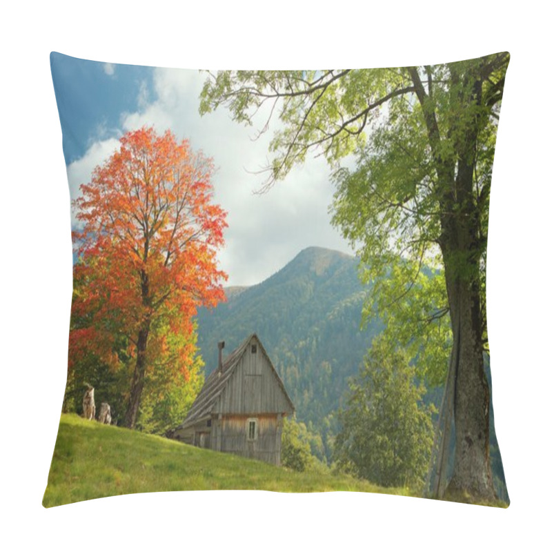 Personality  Autumn Mountain Village Pillow Covers