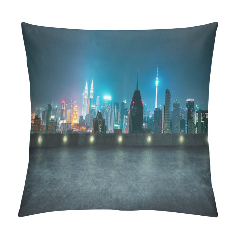 Personality  Empty Asphalt Roof Top  Pillow Covers