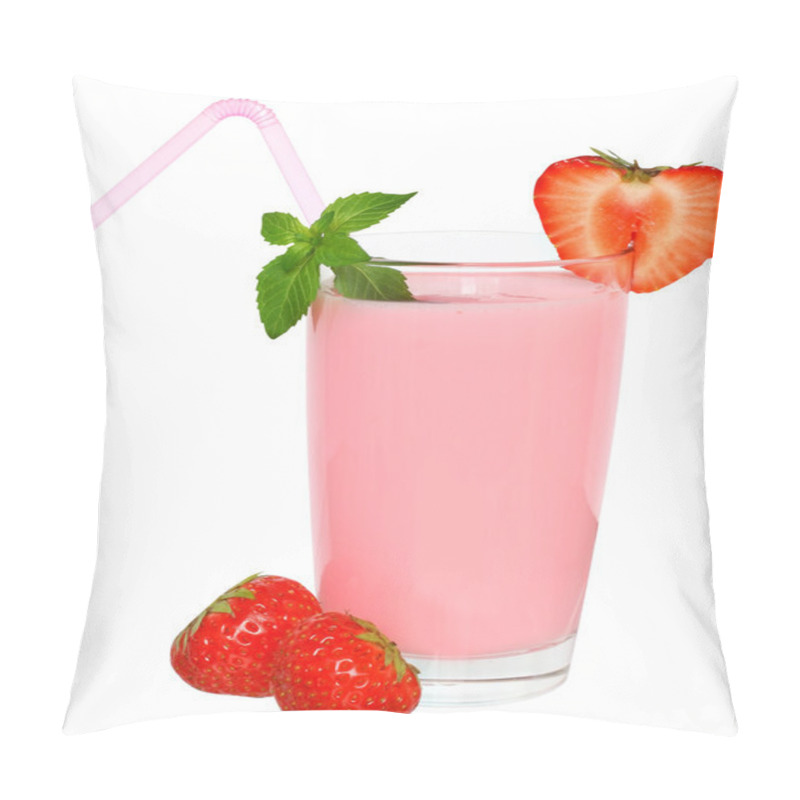 Personality  Fruit Smoothie Isolated Pillow Covers