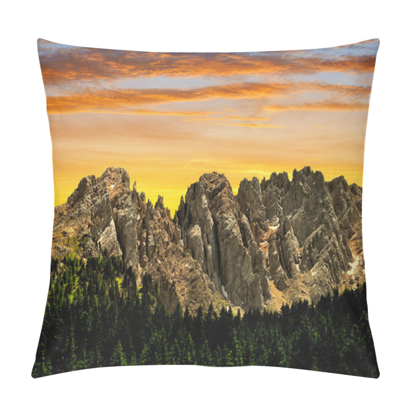 Personality  Dolomites, Italy Pillow Covers