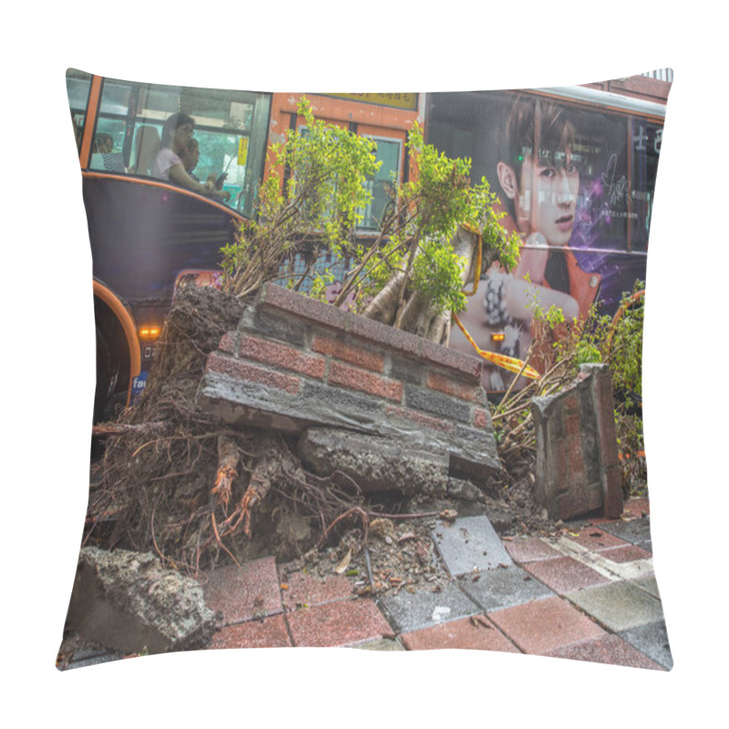 Personality  Fallen Building Wall Pillow Covers