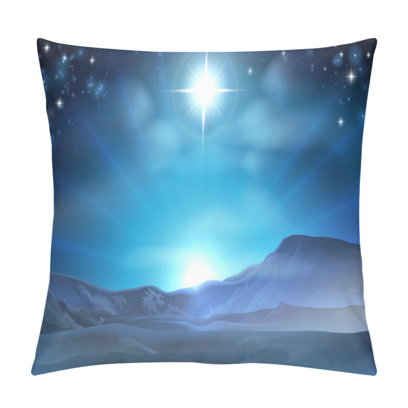 Personality  Christmas Nativity Star Of Bethlehem Pillow Covers