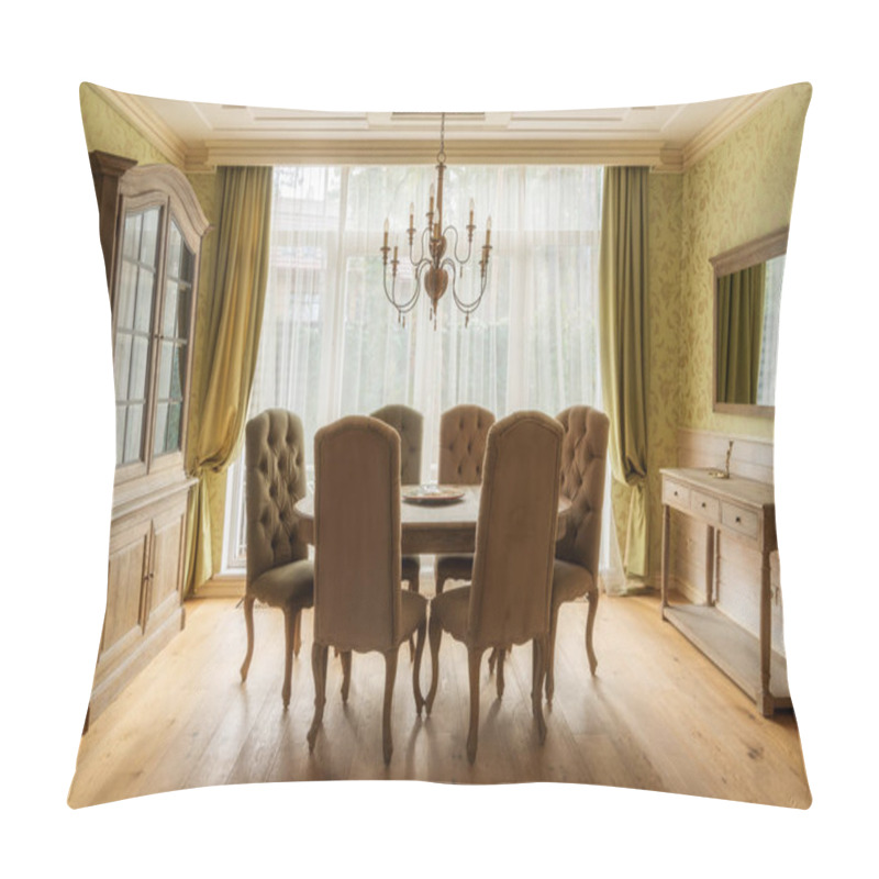 Personality  Round Table And Chairs  Pillow Covers