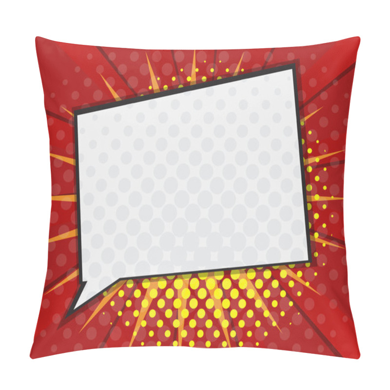 Personality  Comic Book Speech Bubble,Pop Art Cartoon Pillow Covers