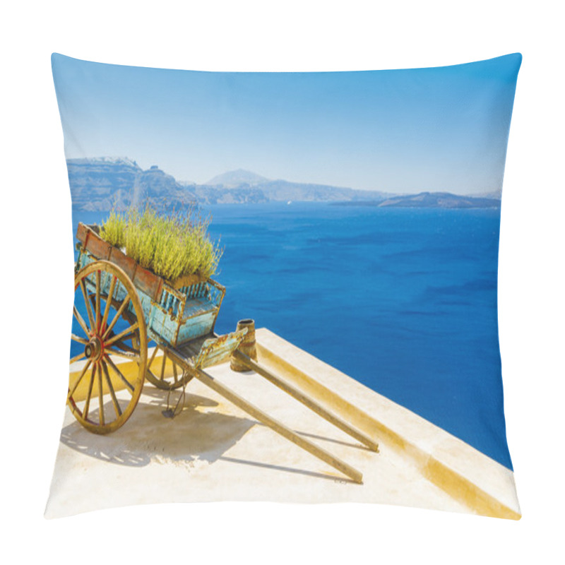 Personality  Oia Typical View Pillow Covers