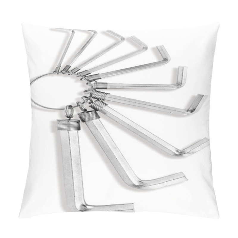 Personality  Set Of Allen, Hex Keys Isolated On A White Background With Clipp Pillow Covers