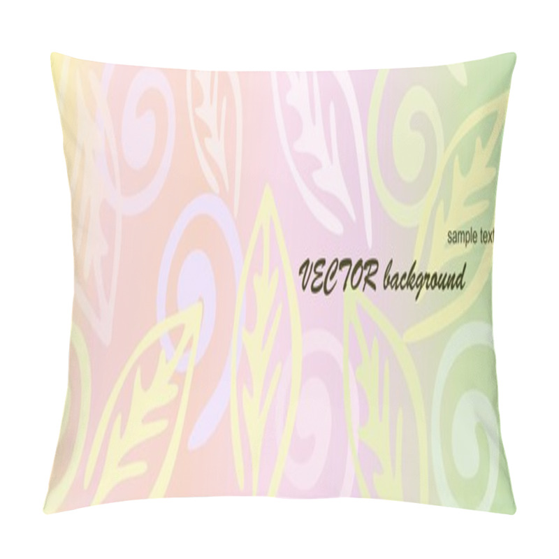 Personality  Pink Floral Background. Pillow Covers