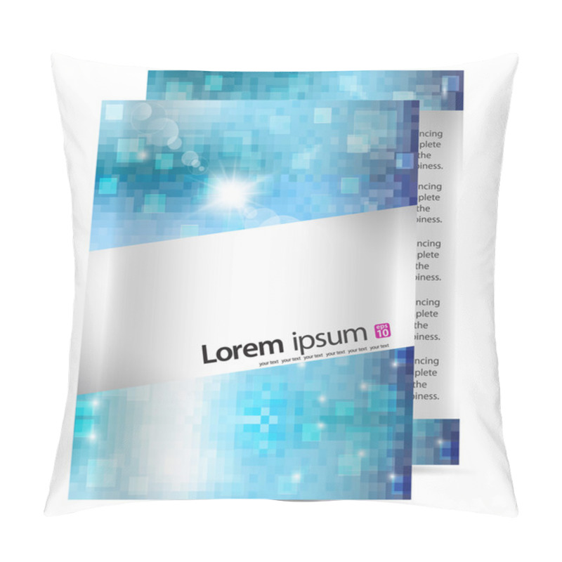 Personality  Template For Your Flyer Vector Pillow Covers