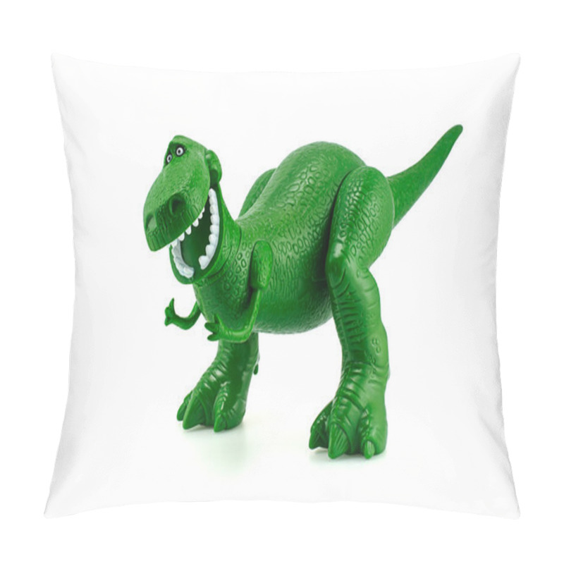 Personality  Rex The Green Dinosaur Toy Character From Toy Story Animation Fi Pillow Covers