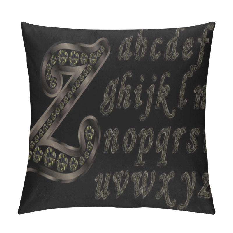 Personality  Silver Alphabet, Letters From A To Z Pillow Covers