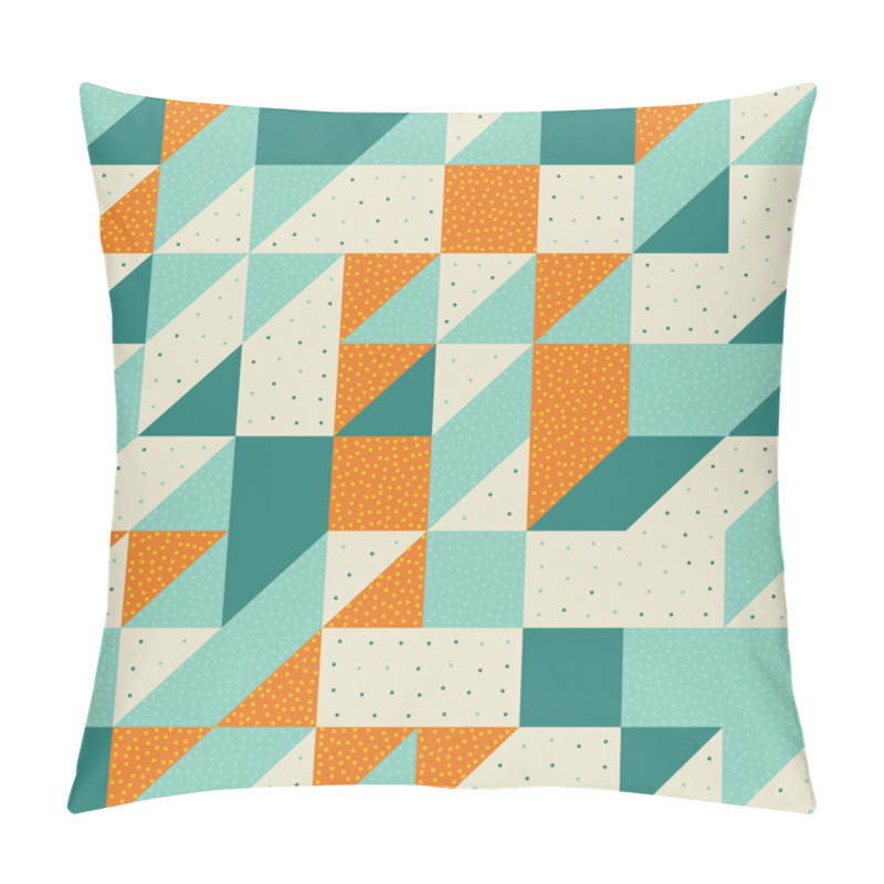 Personality  Repeating Geometric Vector Pattern Pattern Pillow Covers