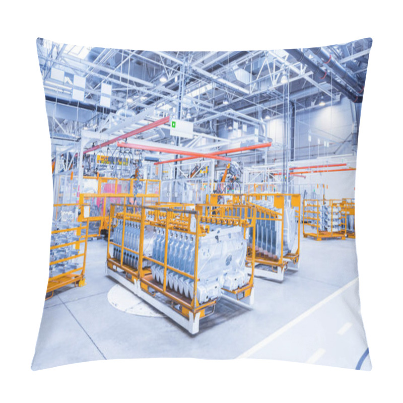 Personality  Spare Parts In A Car Plant Pillow Covers