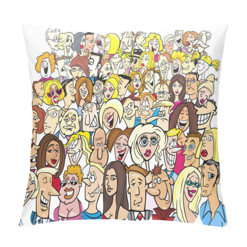 Personality  In The Crowd Pillow Covers