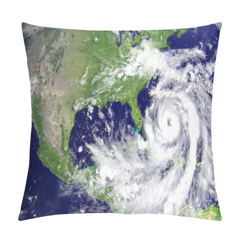 Personality  Hurricane Matthew Above Florida Pillow Covers