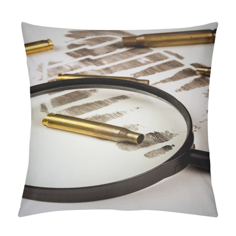 Personality  Footprint And Bullet Shells Pillow Covers