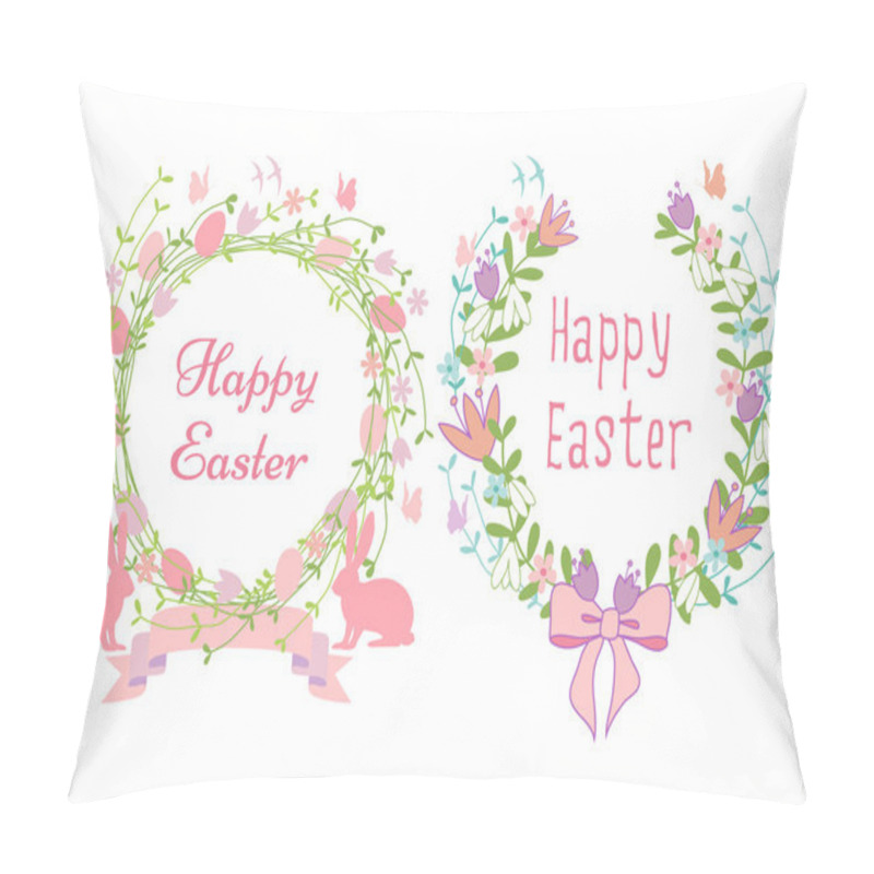 Personality  Happy Easter Cards, Vector Pillow Covers