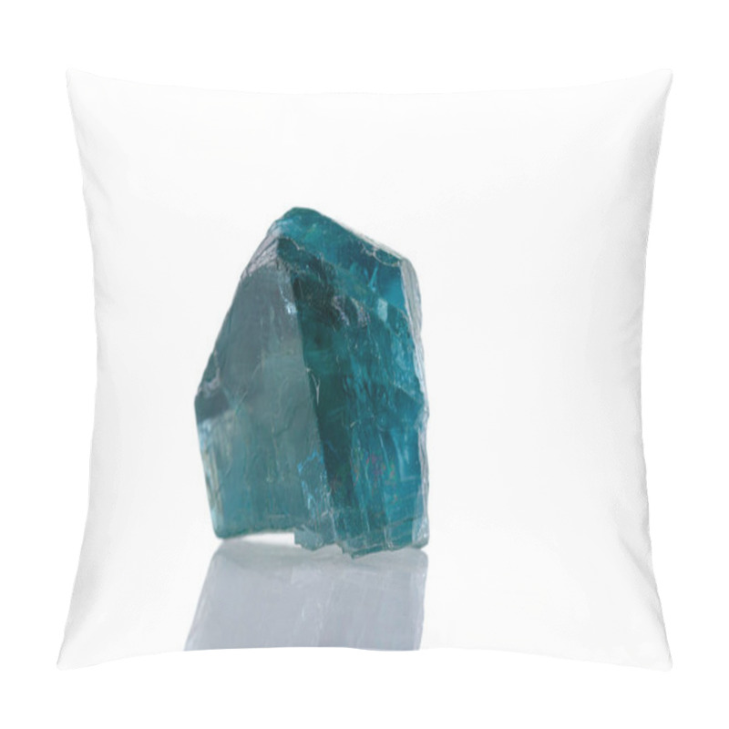 Personality  Macro Mineral Stone Apatite On A White Background Close-up Pillow Covers