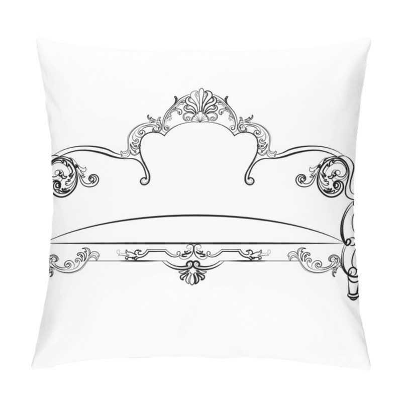 Personality  Royal Sofa In Rococo Style Pillow Covers