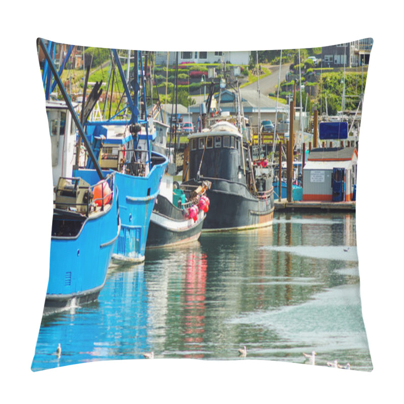 Personality  Fishing Boats Pillow Covers