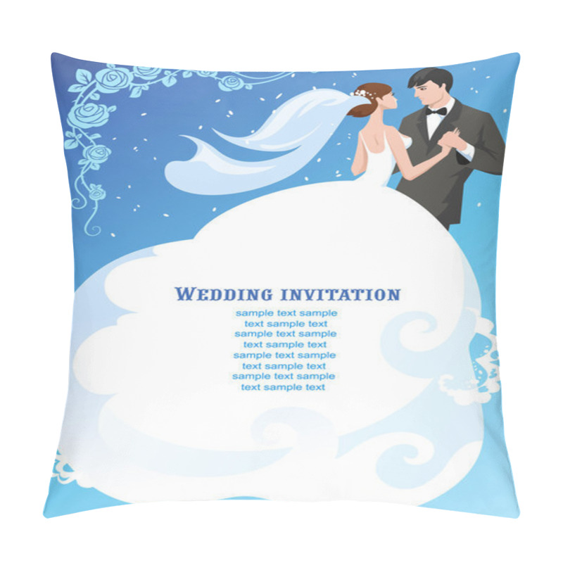 Personality  Wedding Invitation With Space Pillow Covers