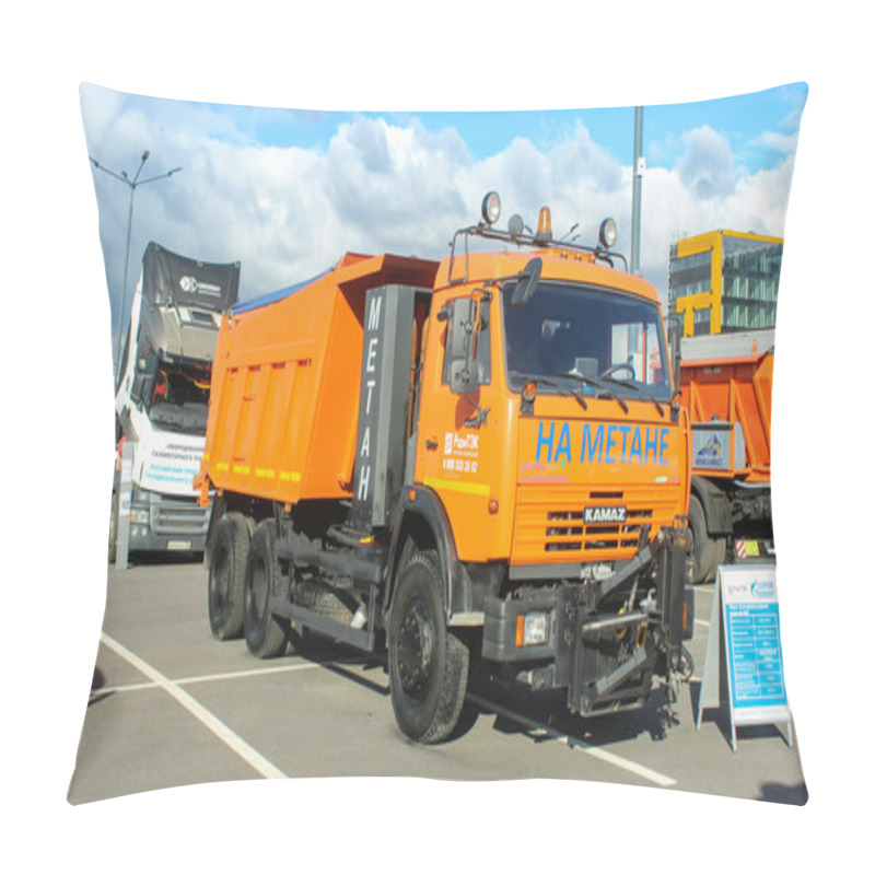 Personality  Truck With Special Equipment On Methane Pillow Covers