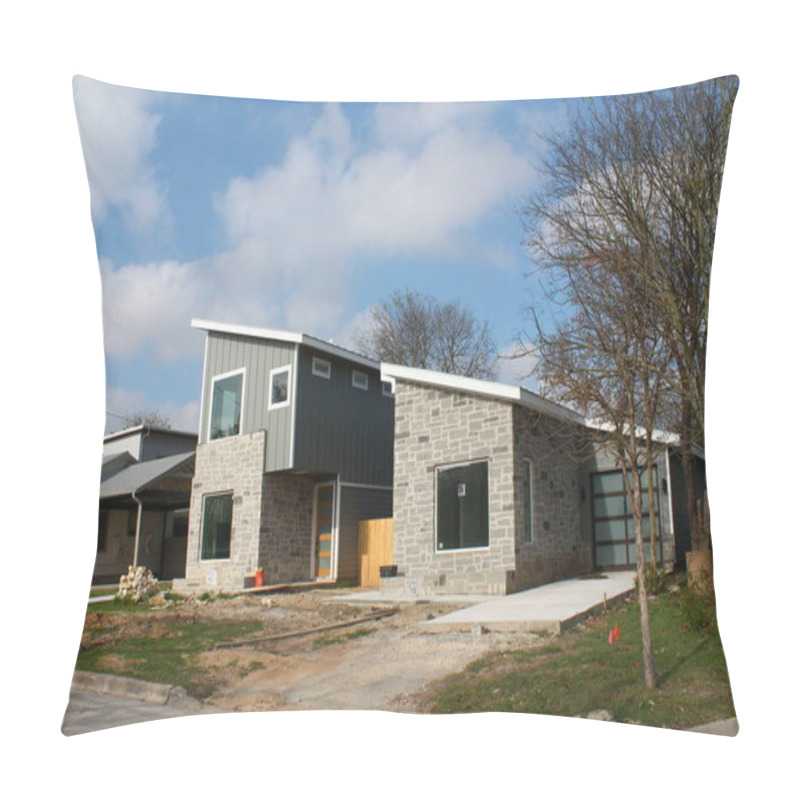 Personality  New Construction House In Neighborhood Austin, TX Pillow Covers