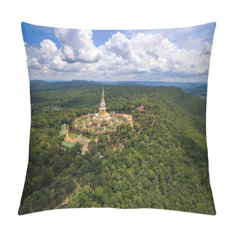 Personality  Aerial View Wat Pha Nam Yoi, Pha Nam Yoi Temple Pillow Covers