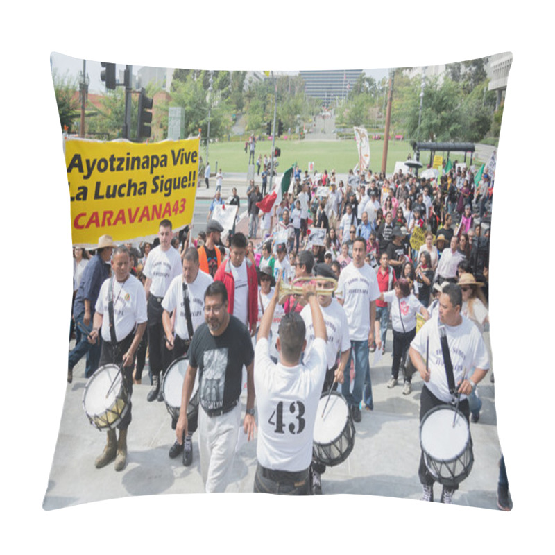 Personality  Relatives Of The Students Who Disappeared In Mexico Packed The S Pillow Covers