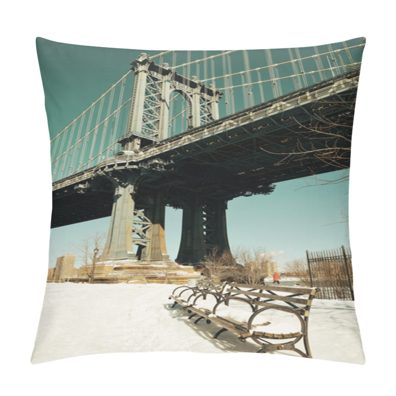 Personality  Manhattan Bridge Closeup  Pillow Covers