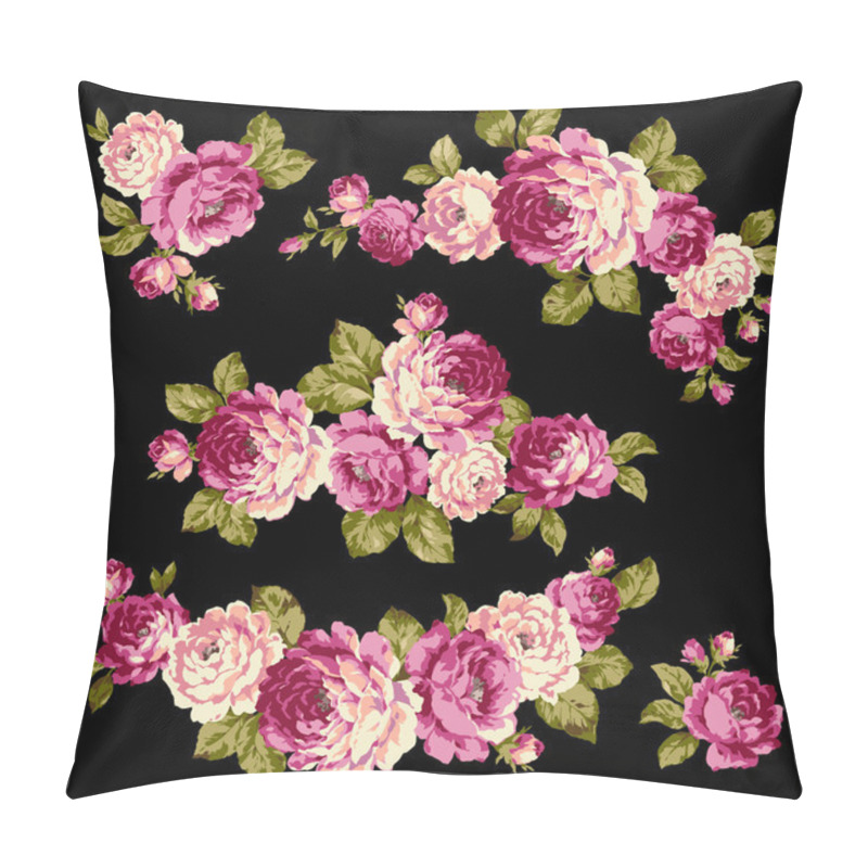 Personality  The Illustration Of Rose Pillow Covers