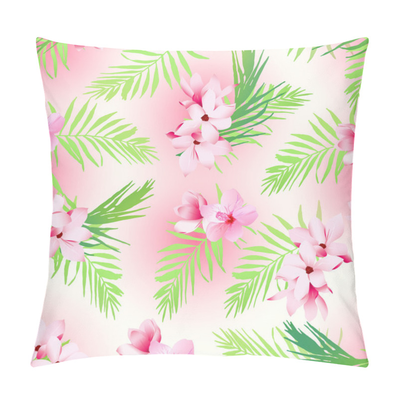 Personality  Hawaiian Exotic Seamless Vector Print Pillow Covers