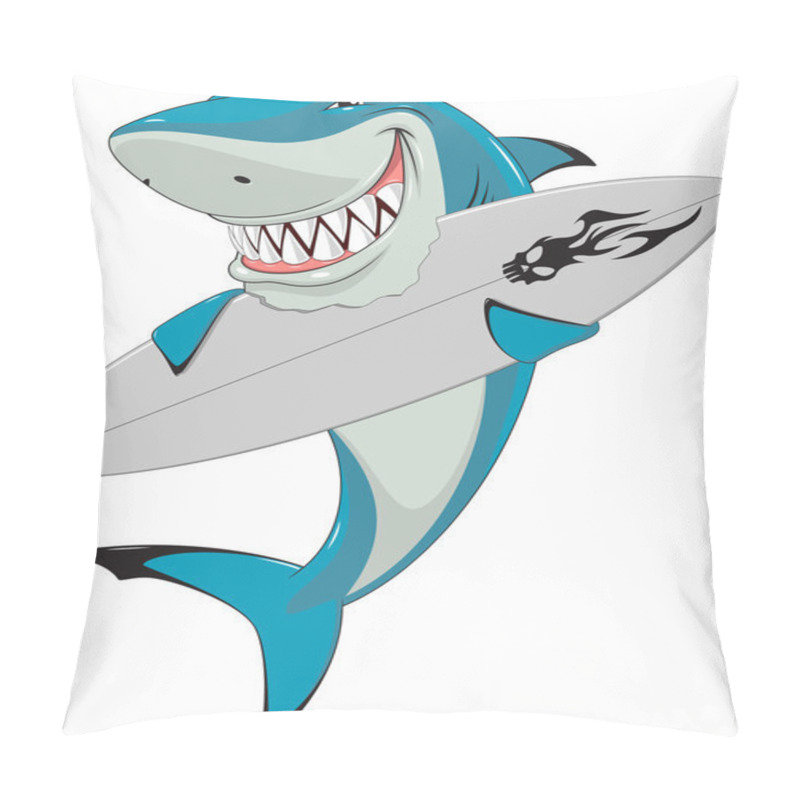 Personality  White Shark Pillow Covers