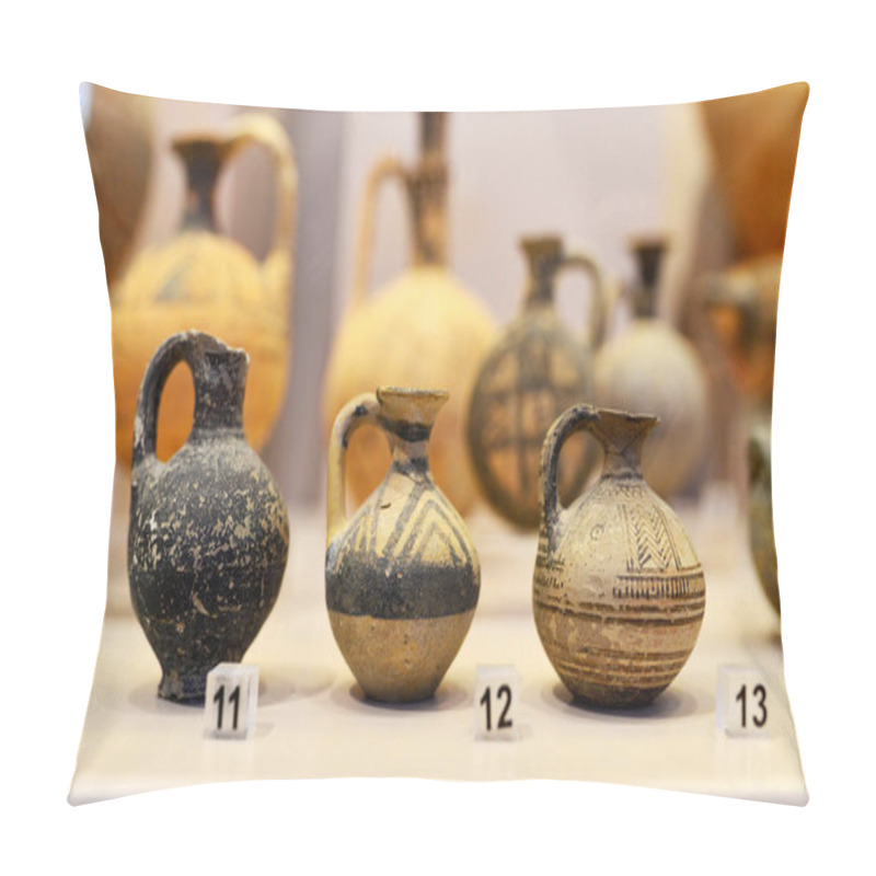 Personality  Ancient Greek Pottery Pillow Covers