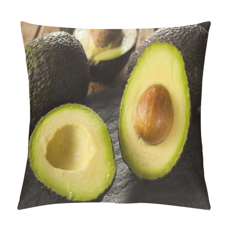 Personality  Organic Raw Green Avocados Pillow Covers