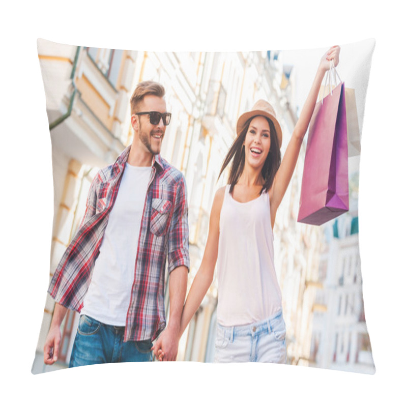 Personality  Shopping Together Pillow Covers