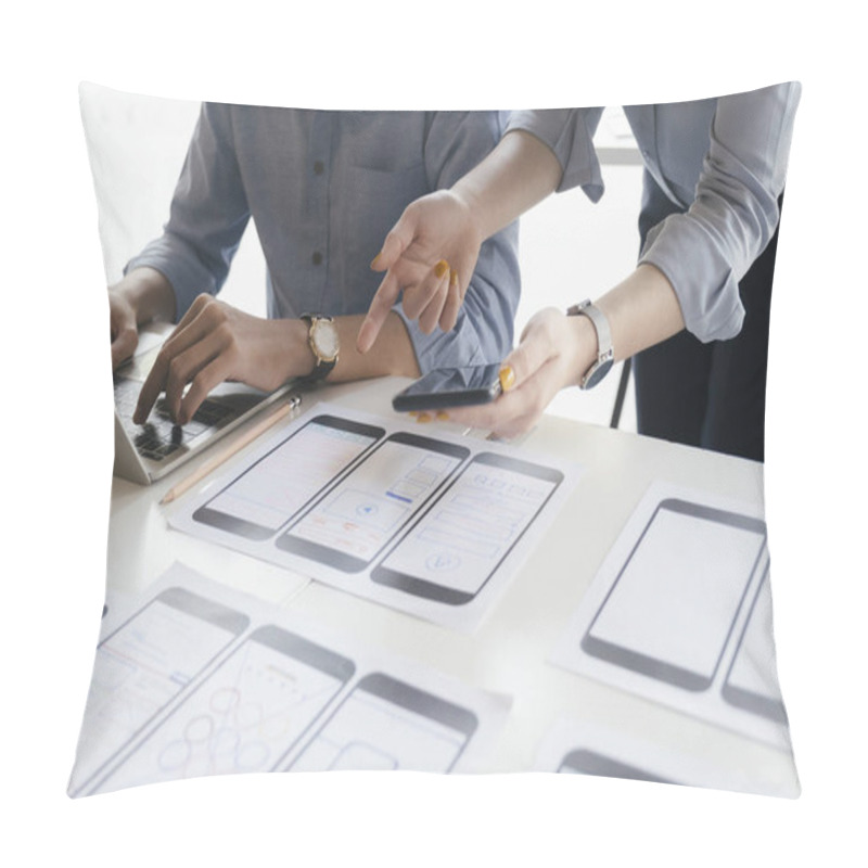 Personality  UX UI And Programming Development Technology. Pillow Covers