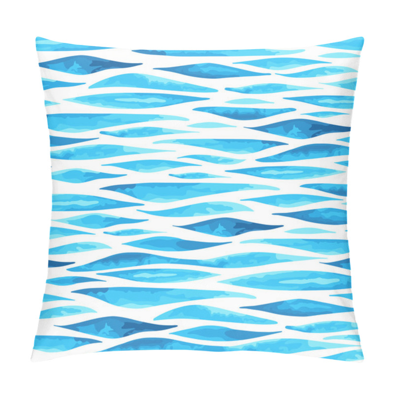 Personality   Seamless Horizontal Sea Background Pillow Covers