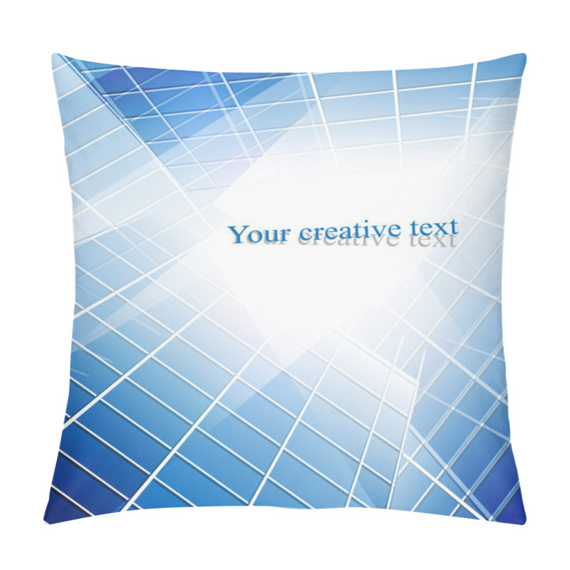 Personality  Glass Building Perspective. Pillow Covers