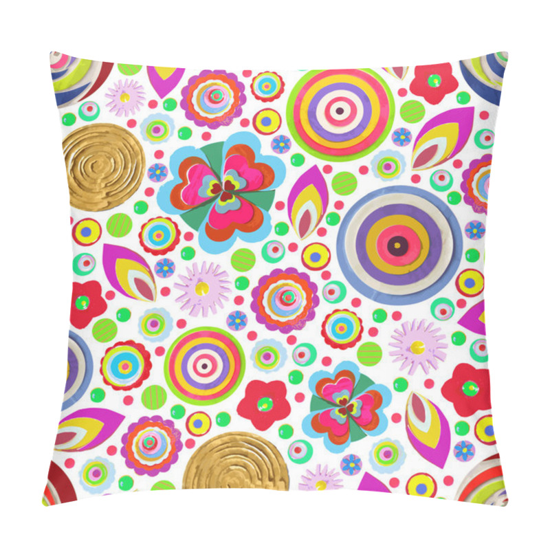 Personality  Abstract Fantasy Floral Background Pillow Covers